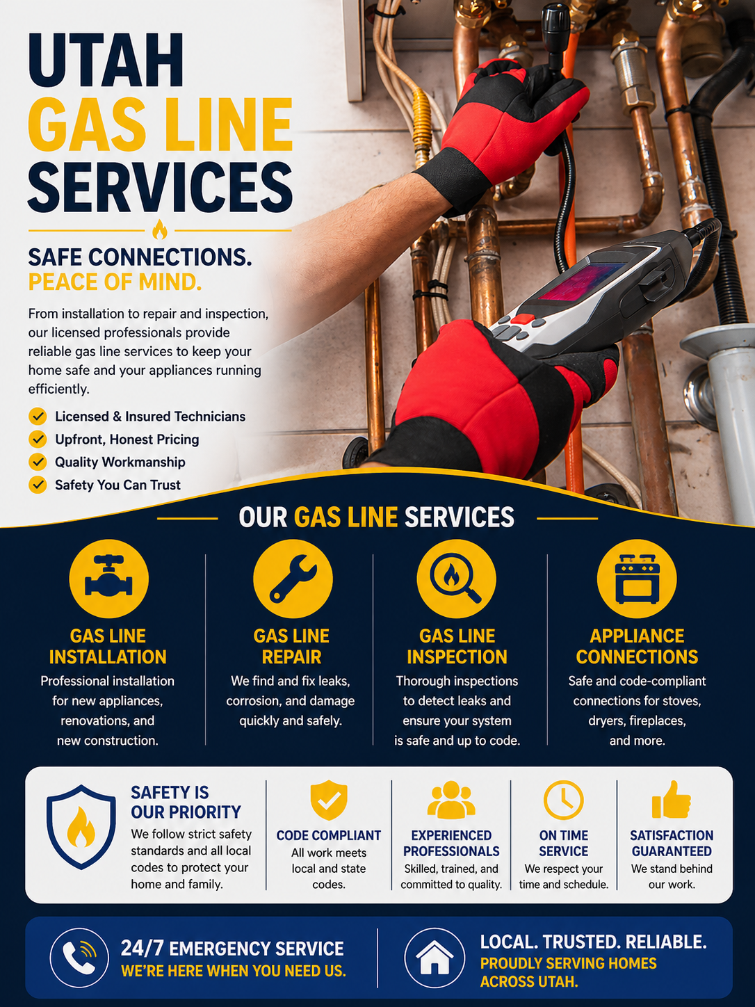 utah gas line services mages